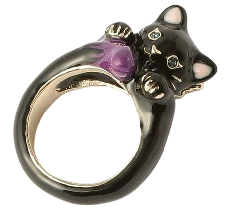 Cat Ring Black – Anna Sui