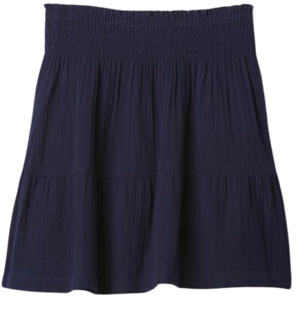 Crinkle Gauze Tiered Mini Skirt | Gap