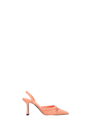 Braided heel shoes - Women | Mango USA