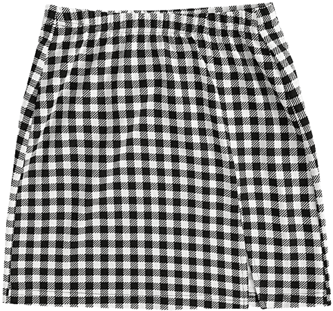 Amazon.com: Milumia Women's Zebra Striped Mini Skirt High Waist Split Hem Straight Bodycon Skirt Plaid X-Small : Clothing, Shoes & Jewelry