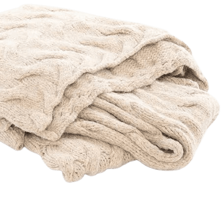 Trenza Knitted Blanket Throw