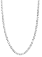 Miabella Solid 925 Sterling Silver Italian 3.5mm Diamond Cut Cuban Link Curb Chain Necklace for Women Men 16, 18, 20, 22, 24, 26, 30 Inch Made in Italy (16 Inch) | Amazon.com