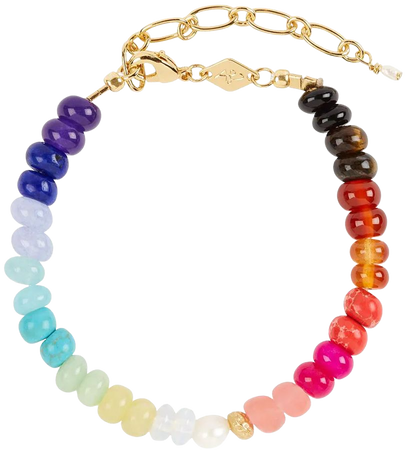 Anni Lu Iris Rainbow Beaded Bracelet