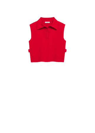 Vest with side opening - Women | Mango USA