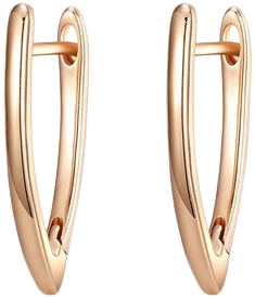 DMQ Letter V-Shaped Huggie drop Earrings for women White gold plated earrings jewelry | Amazon