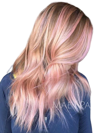 Blonde & Pink Hair