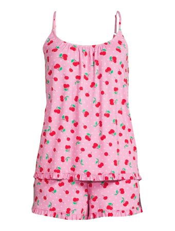 Joyspun Women’s Knit Camisole and Shorts Pajama Set with Pockets, 2-Piece, Sizes S to 3X - Walmart.com