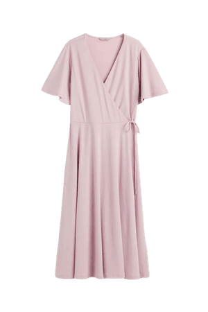 Wrap Dress - Light pink - Ladies | H&M CA
