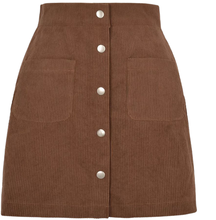 Wenseny Womens Corduroy A-line Skirt Classic Vintage Casual Skirts Stylish Short Skirt Brown S - Walmart.com