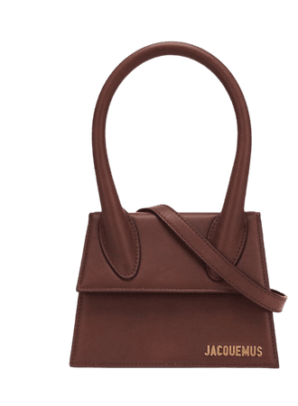 JACQUEMUS Le Chiquito medium leather cross-body bag dark brown