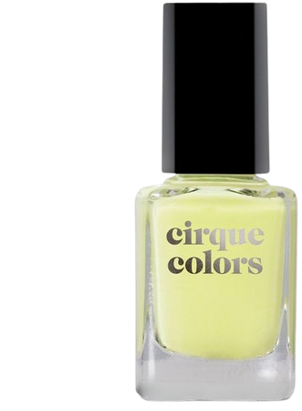 Pastel Neon Green Yellow Nail Polish - Cirque Colors Trompe L'oeil