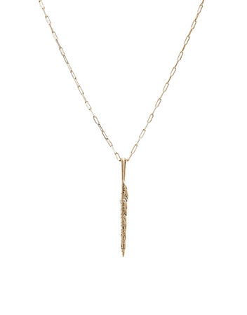 AllSaints Feather drop necklace | ASOS