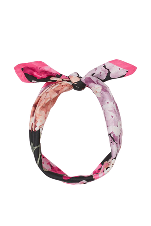 Scarf/Hairband - Black/pink floral - Ladies | H&M US