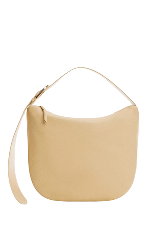 Leather shoulder bag - Women | Mango USA