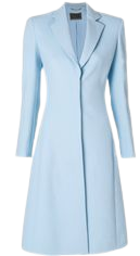 Versace snap button coat | Blue Coat