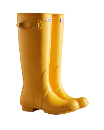 Women's Original Tall Wellington Boots: Yellow | Official Hunter Boots Site