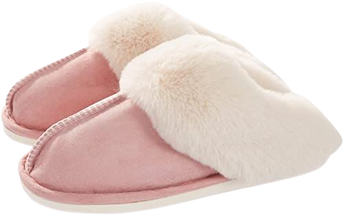Amazon.com | Donpapa Womens Slipper Memory Foam Fluffy Soft Warm Slip On House Slippers,Anti-Skid Cozy Plush for Indoor Outdoor | Slippers