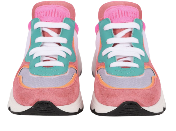 Gallucci Logo Sneakers in Pink - BAMBINIFASHION.COM