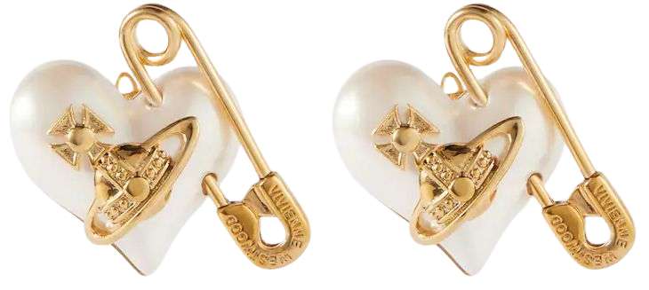 Orietta Faux Pearl Earrings in White - Vivienne Westwood | Mytheresa