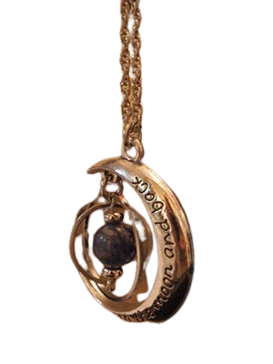 To The Moon... Spinner Necklace