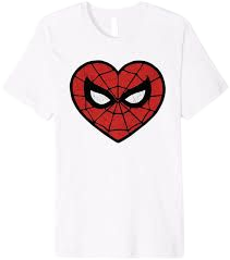 spiderman heart shirt - Google Search
