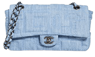 What Goes Around Comes Around Chanel Blue Denim 10" Bag | SHOPBOP