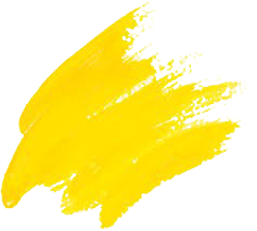yellow paint stroke