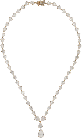 Nova 18k Yellow Gold Diamond Necklace By Anabela Chan | Moda Operandi
