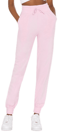 Frankies Bikinis Frank Sweatpant in Love Pink | REVOLVE