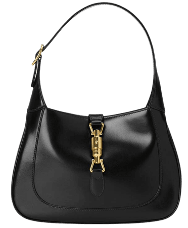 Jackie 1961 Small Hobo Bag In Black Leather | GUCCI® TR