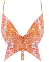 y2k butterfly sequin top - Google Shopping