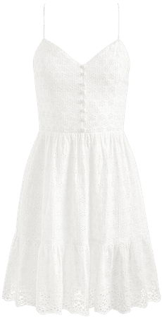 Fae Spaghetti Strap Mini Dress In White | Alice And Olivia