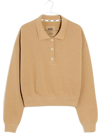 MWL Betterterry Crop Polo Sweatshirt