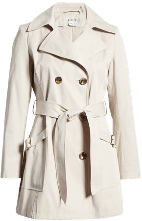 Via Spiga Double Breasted Trench Coat | Nordstrom