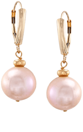pink pearl earrings - Google Search