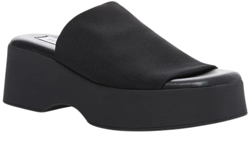 SLINKY30 Black Platform Sandal | Women's Sandals – Steve Madden
