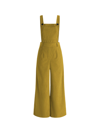 Chartreuse Green Overalls