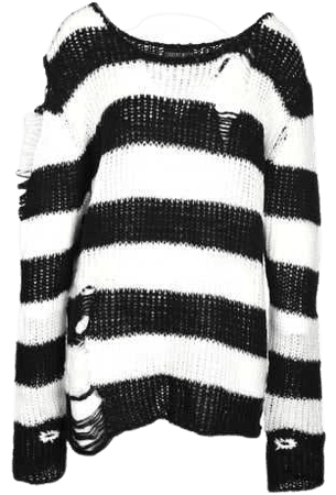 Current Mood Lost Cause Striped Sweater