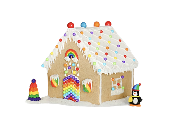 Rainbow Gingerbread House