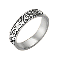 Silver Medieval Ring - Pagan Jewelry, Celtic Jewelry, Handmade Cloaks, and more.