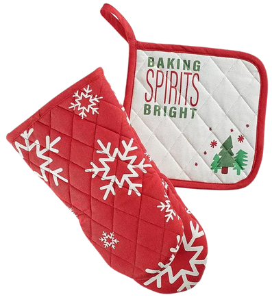 The Cellar Cotton Printed Oven Mitt & Pot Holder Set, Created for Macy's - Macy's
