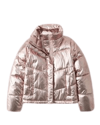 Women's Metallic Mini Puffer | Women's Coats & Jackets | Abercrombie.com