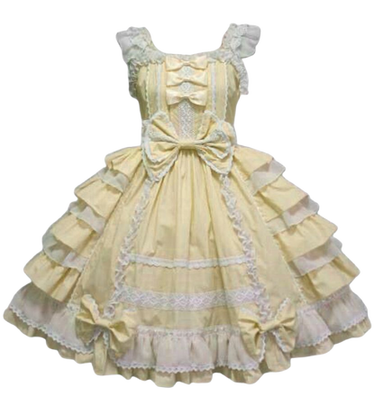 AND ROMEO Yellow Lolita Dress