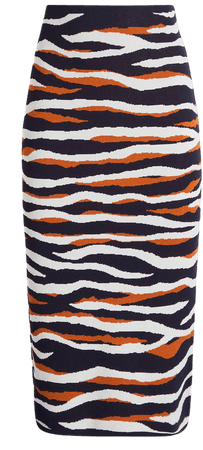 Tiger Print Sweater Pencil Skirt | Ann Taylor