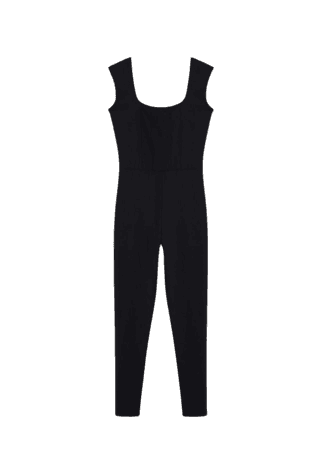 Long stretch jumpsuit - Women | Mango USA
