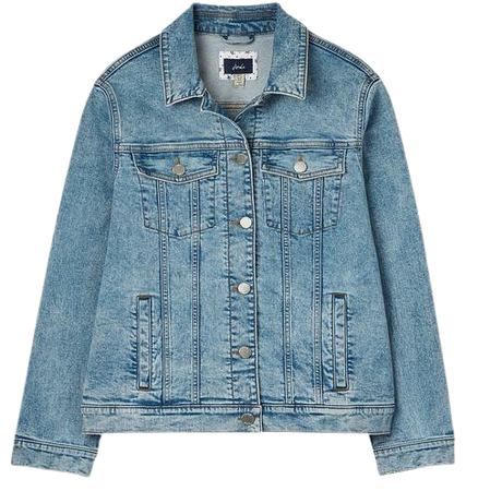Arkley null Relaxed Denim Jacket , Size US 6 | Joules US