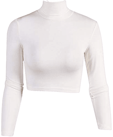 long sleeve white crop top - Google Search