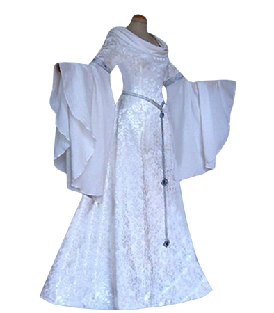 Elf-like Wedding Dress Dress Elf Dress Medieval Elves Eowyn | Etsy