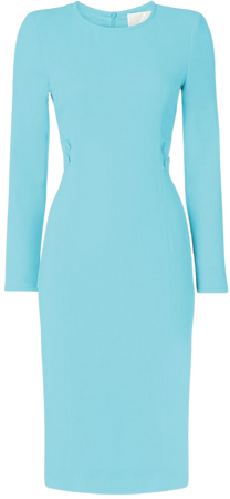 Shop the Jennifer pencil Dress in Turquoise