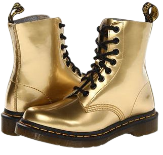 Doc Martins Pascal Gold Boots